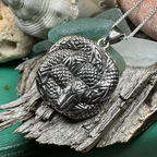 Forever Bound Celtic Snake Necklace