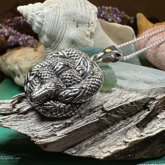 Forever Bound Celtic Snake Necklace