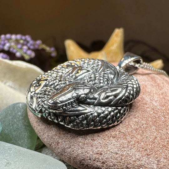 Forever Bound Celtic Snake Necklace