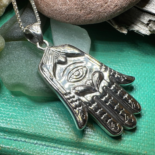 Love Hamsa Hand Necklace