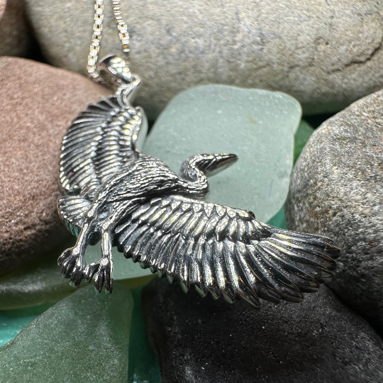 Crane Necklace