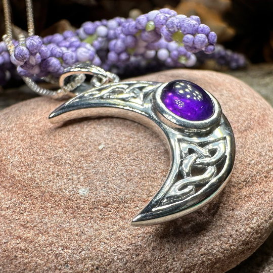 Arlynn Celtic Moon Necklace