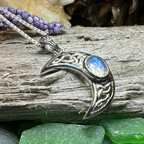 Arlynn Celtic Moon Necklace