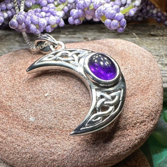 Arlynn Celtic Moon Necklace