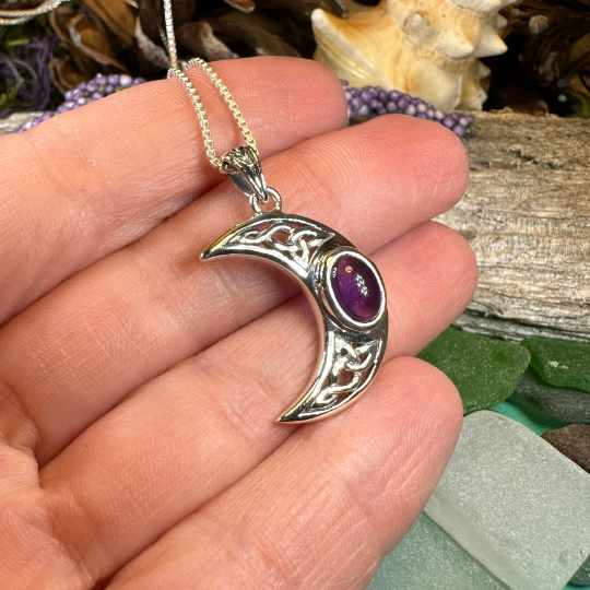 Arlynn Celtic Moon Necklace