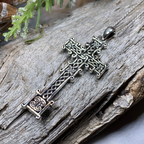 Scottish Skinnet Cross Necklace
