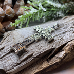 Scottish Skinnet Cross Necklace