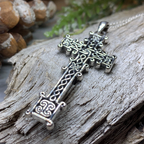 Scottish Skinnet Cross Necklace