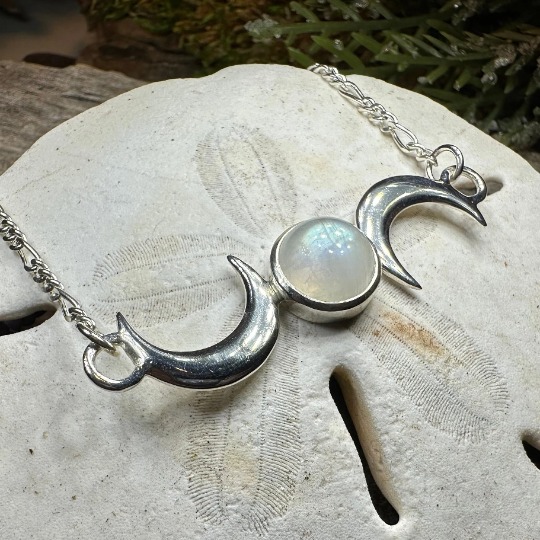Nialla Triple Moon Necklace