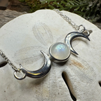 Nialla Triple Moon Necklace