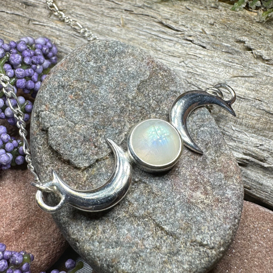 Nialla Triple Moon Necklace
