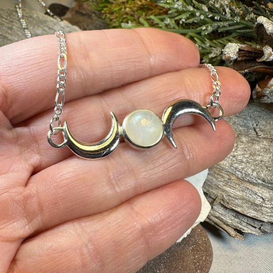 Nialla Triple Moon Necklace