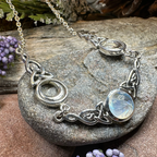 Celtic Triple Moon Necklace