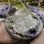 Celtic Triple Moon Necklace