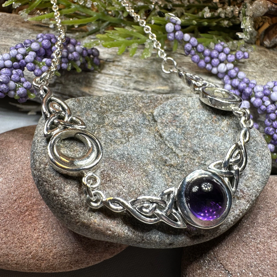 Celtic Triple Moon Necklace