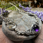 Celtic Triple Moon Necklace