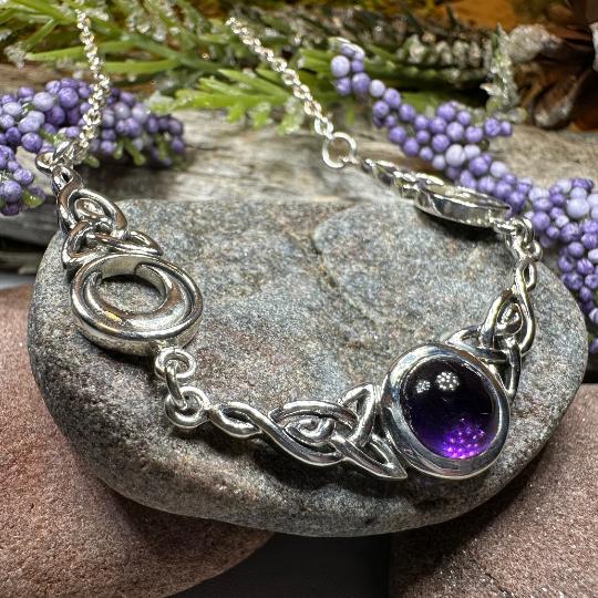 Celtic Triple Moon Necklace