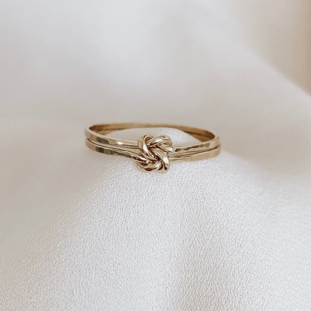 Gold Knotted Ring
