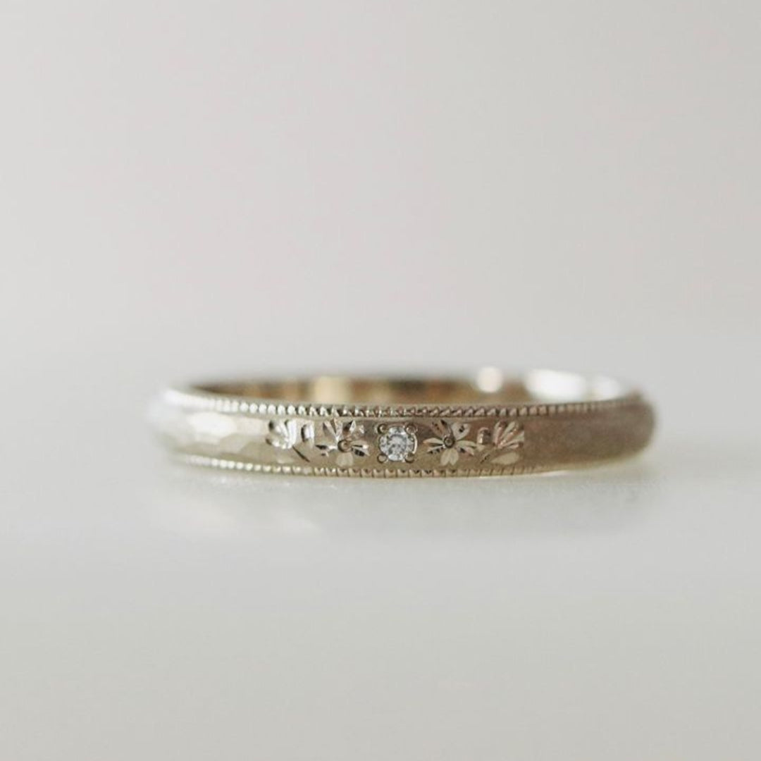 Exquisite Silver Zirconia Ring