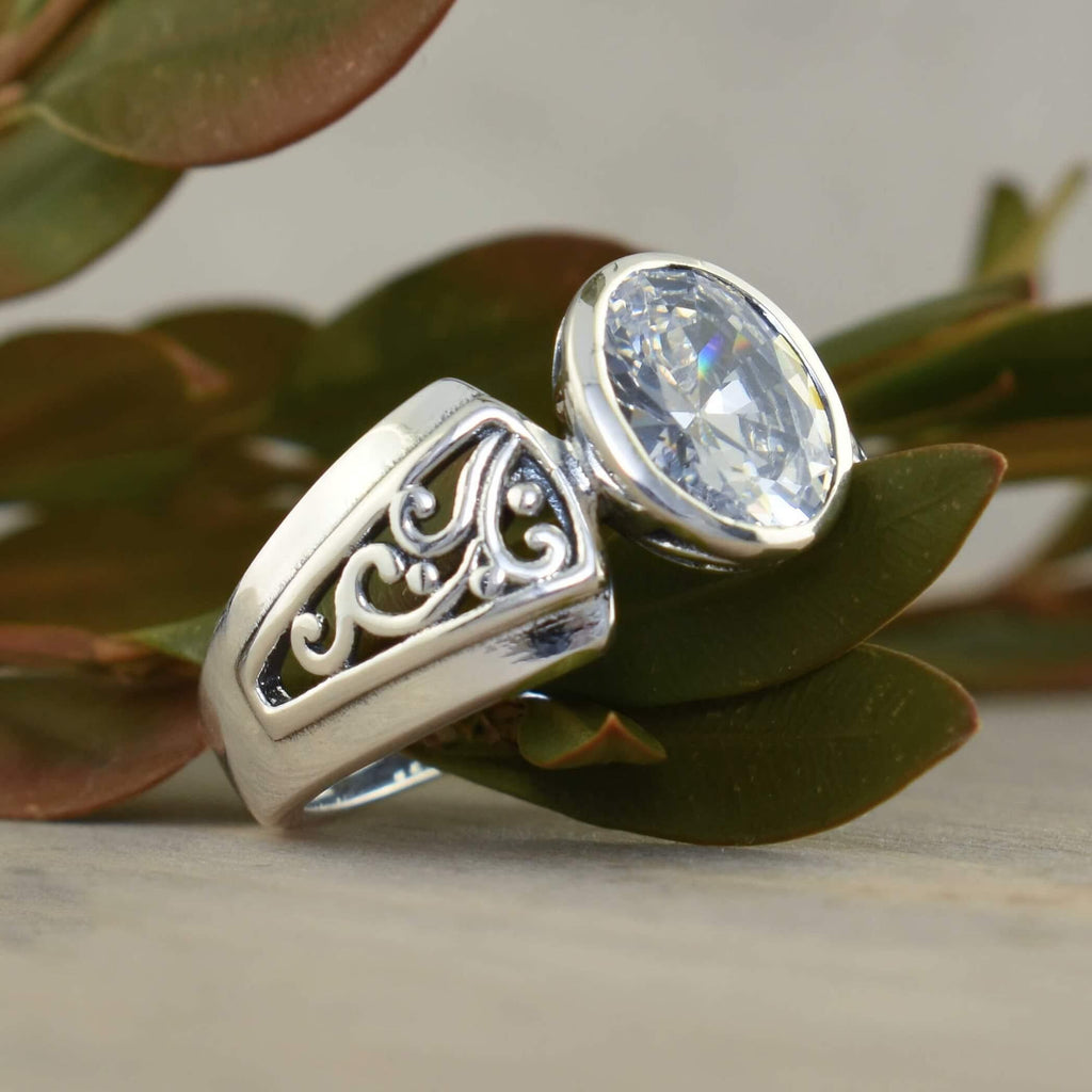 Radiant Filigree Ring