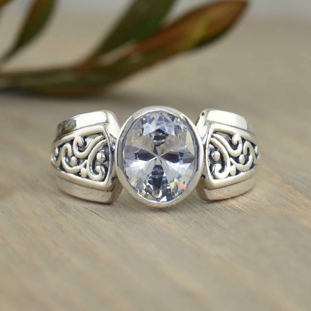Radiant Filigree Ring