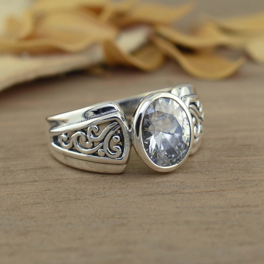 Radiant Filigree Ring