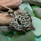 Celtic Raven Lovers Necklace