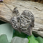 Celtic Raven Lovers Necklace