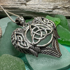 Celtic Raven Lovers Necklace
