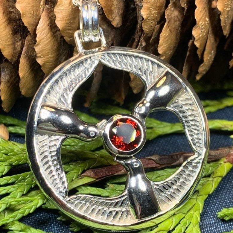 Rhiannon's Three Birds Goddess Necklace