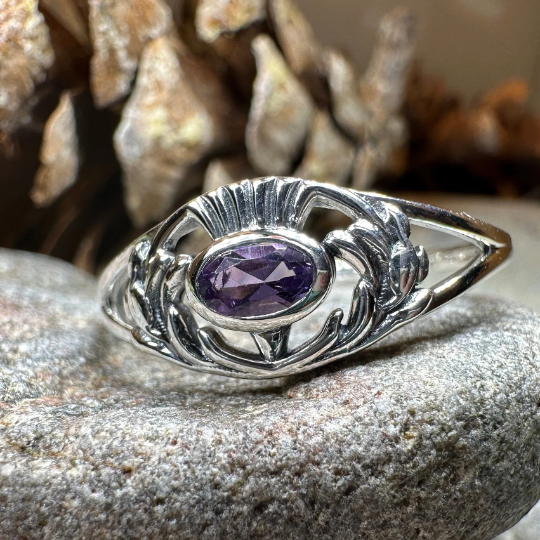 Sassenach Thistle Ring