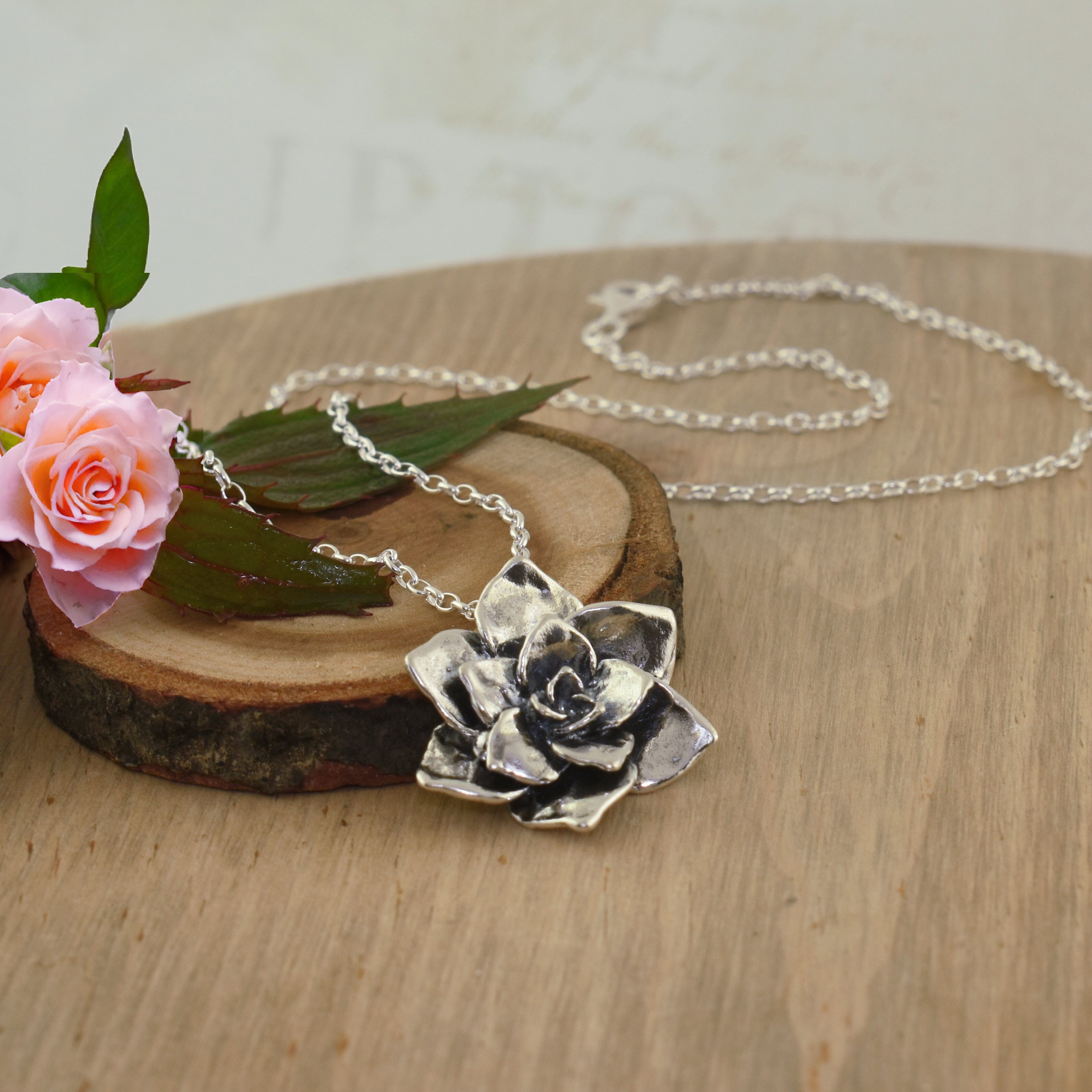 Rose Necklace - June Flower of the Month
