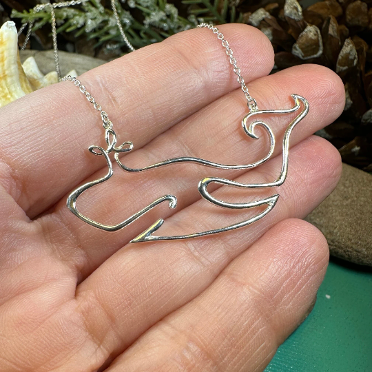 Whale Line Necklace
