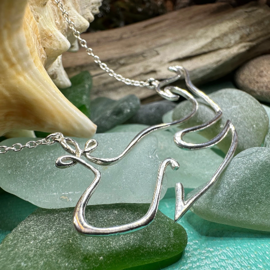 Whale Line Necklace