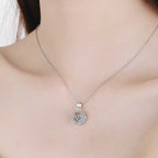 Lovable Sister Personalised Gift With Silver Plated Pendant Necklace