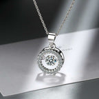 Lovable Sister Personalised Gift With Silver Plated Pendant Necklace