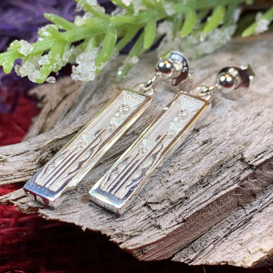 Ella Triple Thistle Earrings