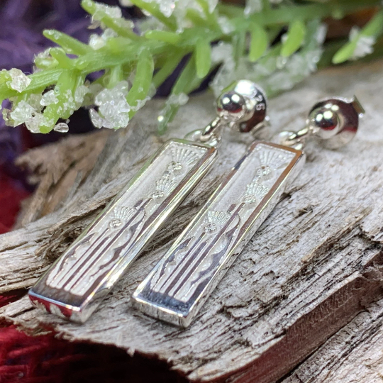 Ella Triple Thistle Earrings