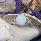 Katerina Opal Celtic Ring