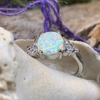 Katerina Opal Celtic Ring