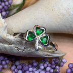 Emerald Isle Shamrock Ring
