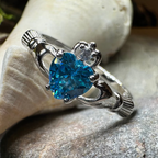 Topaz Claddagh Ring