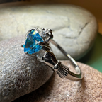 Topaz Claddagh Ring