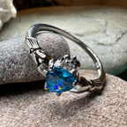 Topaz Claddagh Ring
