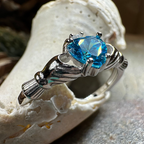 Topaz Claddagh Ring