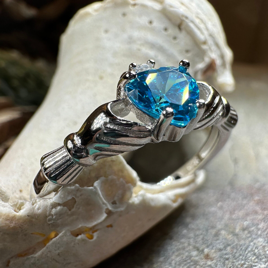 Topaz Claddagh Ring