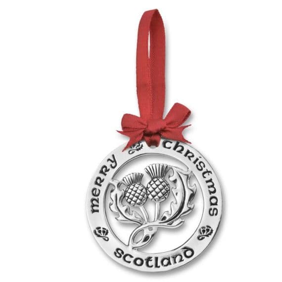 Scottish Christmas Ornament Set