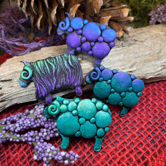 Lovable Sheep Brooch