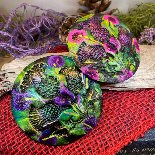 Scotland Triple Thistle Brooch