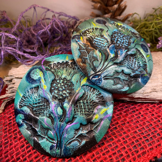 Scotland Triple Thistle Brooch